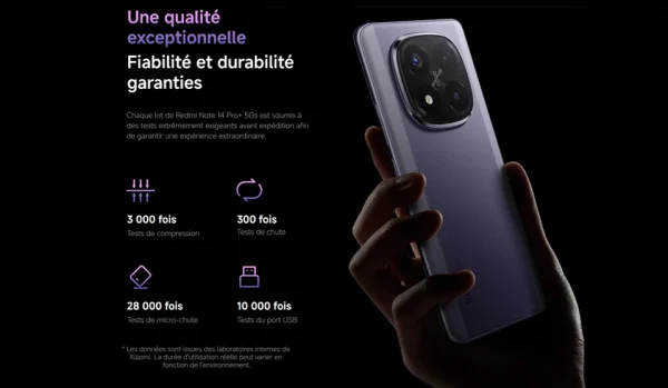 Xiaomi Redmi Note 14 Pro Plus 5G، NFC، Snapdragon®7s Gen 3، شاشة AMOLED 1,5K بوصة، 120 هرتز، كاميرا 200 ميجابكسل، بطارية 5110 مللي أمبير، الشاحن غير متضمن