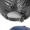 الرجال النساء رواية التمساح نمط بولي Leather الجلود الشرير ظلة قبعة بيسبول الربيع الرياضة واقية من الشمس الهيب هوب الرقص قابل للتعديل قبعة U13