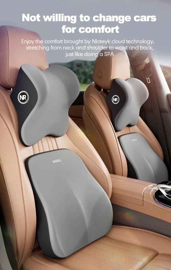 رغوة الذاكرة سيارة مسند الرأس العالمي قطني وسادة الظهر وسادة قطني وسادة سيارة الراحة الرقبة وسادة اكسسوارات السيارات العامة