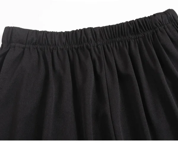 طقم حريمي صيفي بأكمام قصيرة من القطن والحرير على طراز الجدة ملابس نسائية غير رسمية ملابس منزلية قميص أمي ملابس خارجية زر طباعة الأزهار...