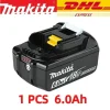 makita 18v battery Genuine 18V Makita 6Ah Makita Battery BL1840 BL1830B BL1850B BL1850 BL1860 BL1815 Replacement Lithium Battery