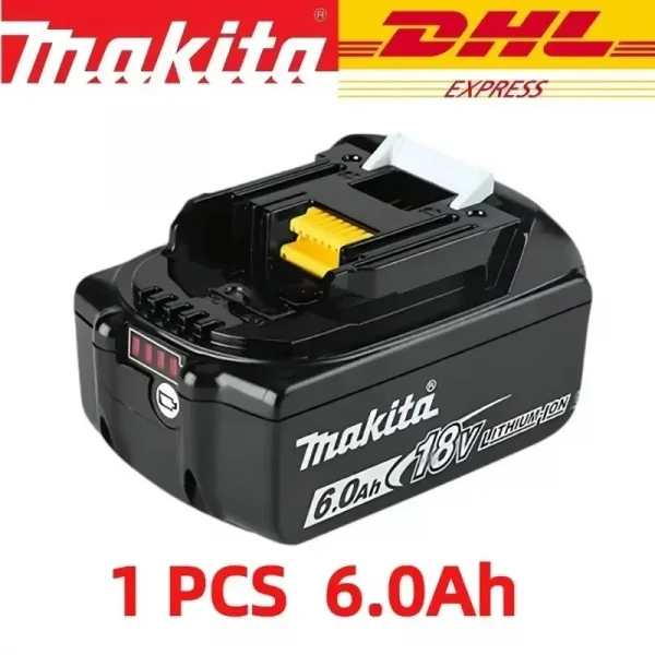 makita 18v battery Genuine 18V Makita 6Ah Makita Battery BL1840 BL1830B BL1850B BL1850 BL1860 BL1815 Replacement Lithium Battery
