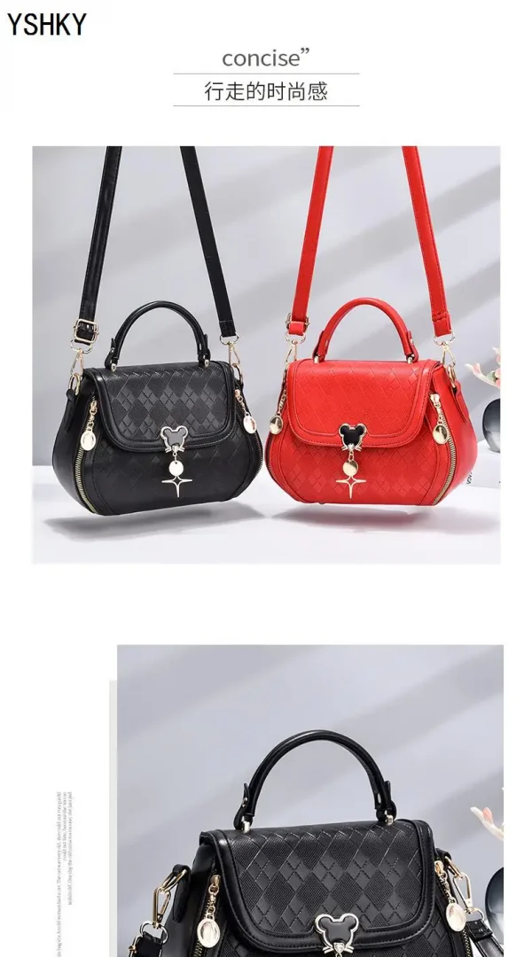 حقيبة يد نسائية حقيبة للنساء حقيبة كتف كيس فام رئيسي فاخر مصمم جلد طبيعي حقيبة نسائية القوس دلو حقيبة