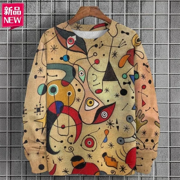 Harajuku 3D الملونة أنماط مجردة الطباعة بلوزات أزياء الأطفال