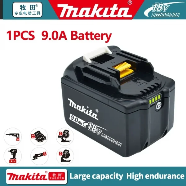 makita 18v battery Genuine 18V Makita 6Ah Makita Battery BL1840 BL1830B BL1850B BL1850 BL1860 BL1815 Replacement Lithium Battery