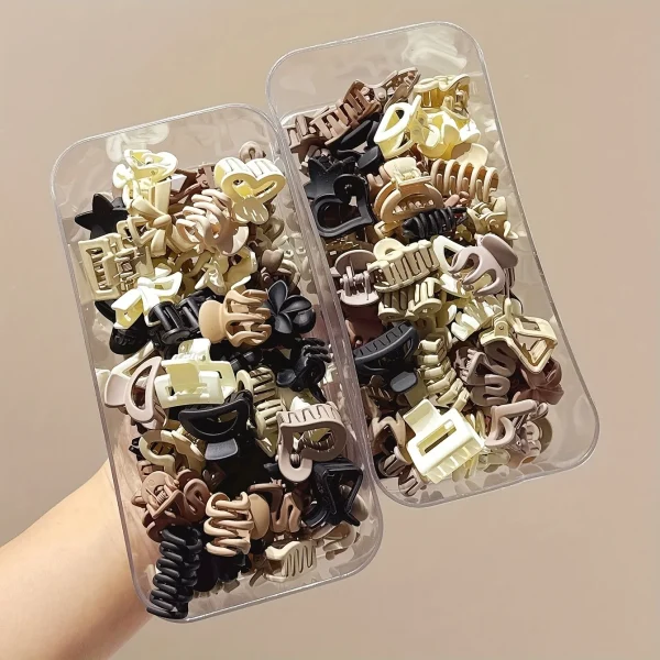 5/10/20/30pcs Beige Mixed Pack Small Clips, Cute Girl Accessories - Perfect for Daily Use, Special Occasions, or Travel Gifts
