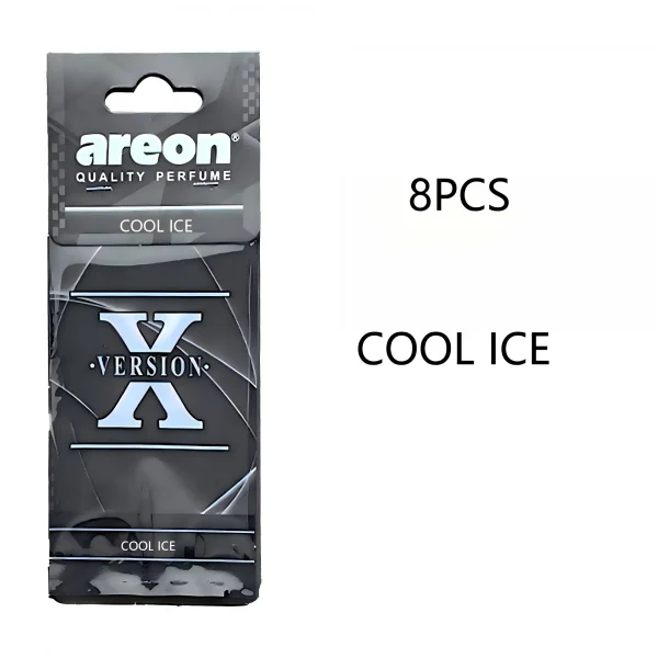 معطرات هواء السيارة عالية الجودة [الشكل X]، والتي يمكن استخدامها كزينة لمرايا الرؤية الخلفية للسيارة، متوفرة في مجموعات