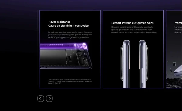 Xiaomi Redmi Note 14 Pro Plus 5G، NFC، Snapdragon®7s Gen 3، شاشة AMOLED 1,5K بوصة، 120 هرتز، كاميرا 200 ميجابكسل، بطارية 5110 مللي أمبير، الشاحن غير متضمن