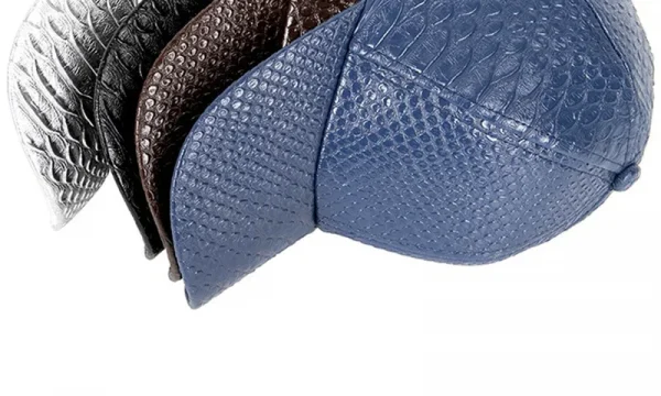 الرجال النساء رواية التمساح نمط بولي Leather الجلود الشرير ظلة قبعة بيسبول الربيع الرياضة واقية من الشمس الهيب هوب الرقص قابل للتعديل قبعة U13