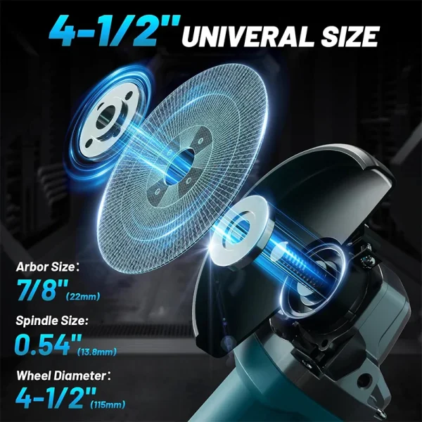 125/100 مللي متر فرش زاوية طاحونة تلميع آلة القطع اللاسلكي زاوية طاحونة أداة لماكيتا 18 فولت بطارية دبوس