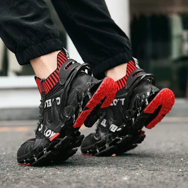 أحذية رجالي عادية تنيس أحذية فاخرة المدرب سباق تنفس