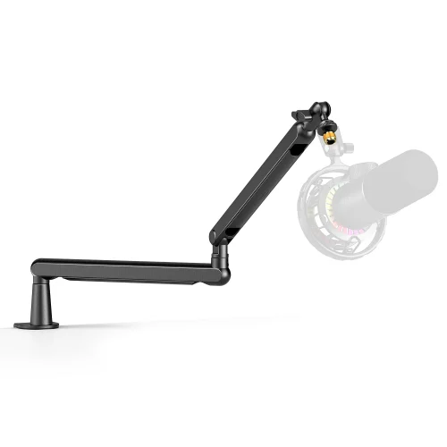 حامل ذراع FIFINE Premium المعدني المنخفض القابل للتعديل مع هيكل قوي وإدارة الكابلات للميكروفونات - BM88