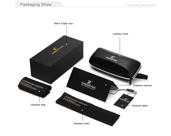 KINGSEVEN موضة السببية الطيار النظارات الشمسية الرجال النساء الاستقطاب UV400 مكافحة وهج سبيكة إطار كبير نظارات HD عدسة النظارات الفاخرة