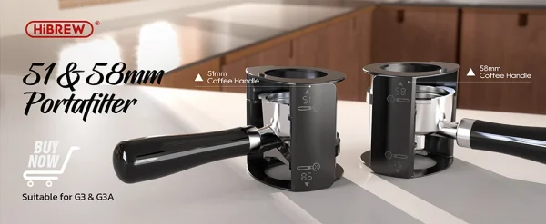 مطحنة قهوة HiBREW مطحنة قهوة كهربائية أوتوماتيكية مع 31 تروسًا لقهوة الإسبريسو الأمريكية صب فوق تخزين الفول البصري G3