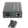 1 Pair Fiber Optical Media Converter 1 Port SFP to 1 RJ45 Gigabit Optical Fiber Ethernet 10/100/1000M