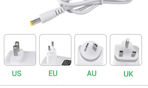 التيار المتناوب 100-240 فولت إلى تيار مستمر 12 فولت 24 فولت 1A 2A 3A LED سائق محول 12 فولت تحويل التيار الكهربائي محول محول شاحن لشريط LED