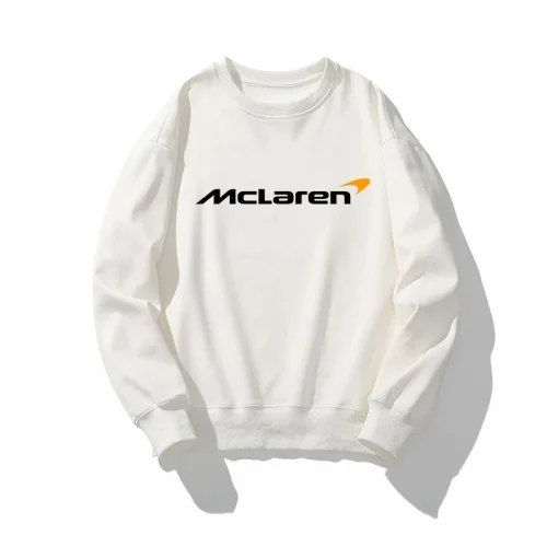 2026McLaren Team هوديي برقبة دائرية للرجال والنساء لمحبي السباق، بلوفر كاجوال، بأكمام طويلة، موضة الخريف والشتاء