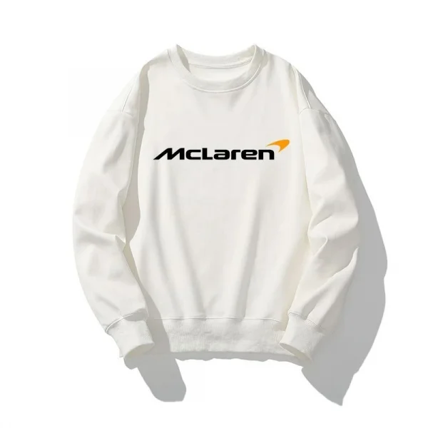 2026McLaren Team هوديي برقبة دائرية للرجال والنساء لمحبي السباق، بلوفر كاجوال، بأكمام طويلة، موضة الخريف والشتاء
