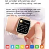 2025 ساعة ذكية أندرويد IOS الهاتف 2.01 بوصة شاشة ملونة بلوتوث الرد على المكالمات اللياقة البدنية الساعات المقتفي Smartwatch النساء الرجال