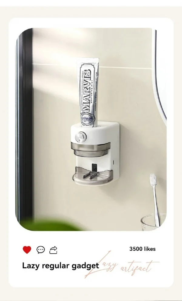 عصارة معجون أسنان أوتوماتيكية قابلة للإزالة بدون حفر.