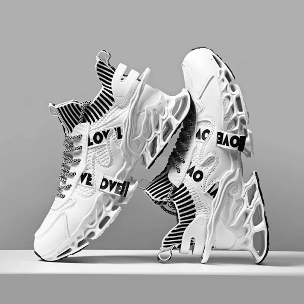 أحذية رجالي عادية تنيس أحذية فاخرة المدرب سباق تنفس