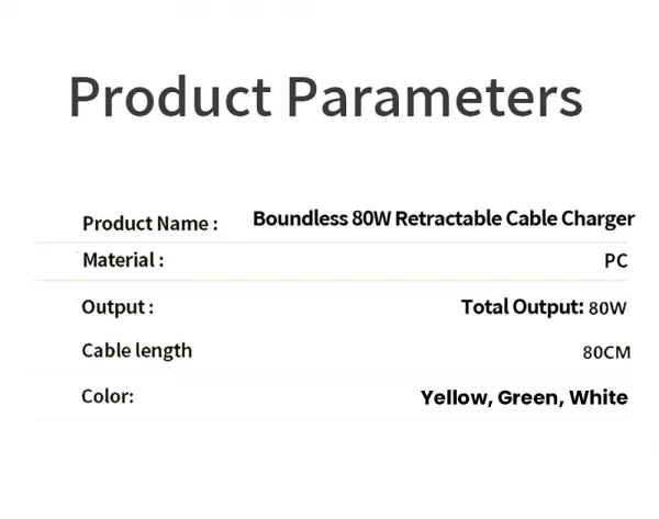 شاحن هاتف USB سريع للغاية 80 وات من النوع C كابل USB C تلسكوبي لأجهزة Iphone 16 15 والكمبيوتر المحمول Samsung مع ضوء