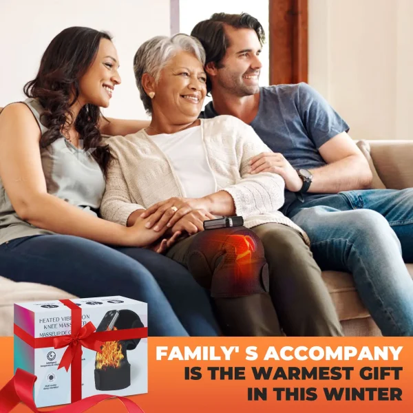 تسخين كهربائي الاهتزاز ضمادة تدليك الركبة 3 في 1 مدلك للكتف الكوع الساخن ضغط الحرارية المشتركة هدفين استرخاء العضلات