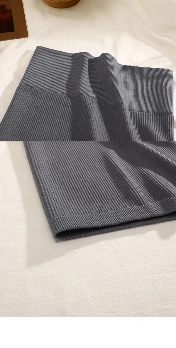 1 قطع الربيع الصيف جديد عالية الخصر مطاطا الأعمال المرأة البسيطة تنورة سوداء التخسيس محبوك نصف الجسم تنورة العمل المهني