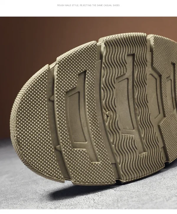 🔹 حذاء عسكري رجالي عالي التمويه