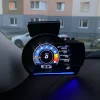 أحدث A501 شاشة عرض علوية للسيارة obd2 سيارة ذكية HUD مقياس توربو عداد المسافات الرقمي إنذار الأمن المياه والزيت درجة حرارة دورة في الدقيقة مقياس تلقائي