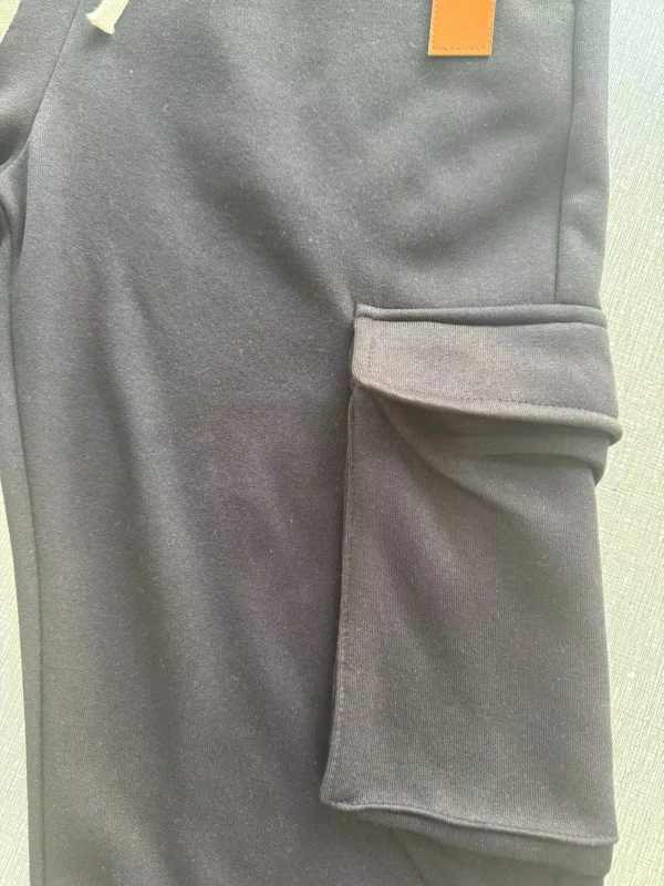 الرجال السراويل متعددة جيب الرجال السراويل الرياضية غير رسمية القطن الصوف Sweatpants رياضة الجري التدريب الركض تسلق الجبال السراويل