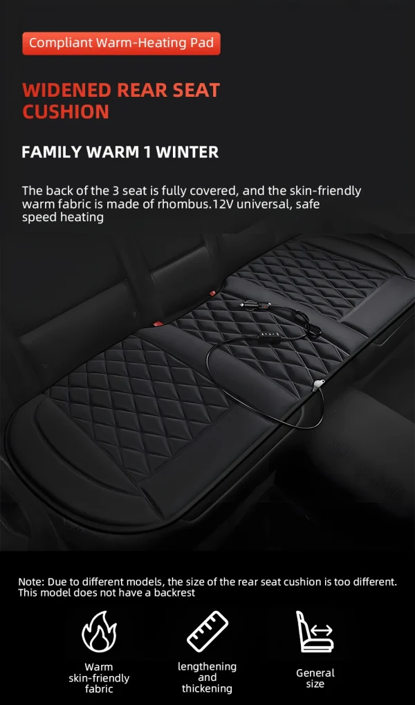 سيارة الحرارة وسادة مقعد التدفئة الكهربائية حصيرة العالمي الشتاء تصميم جديد 12 فولت/24 فولت وسادة للمقعد للمركبات التدفئة وسادة يغطي