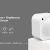 Tuya ZigBee 2in1 PIR مستشعر ذكي لسطوع الحركة كاشف الحركة البشرية مستشعر الضوء المدمج يعمل مع مساعد المنزل