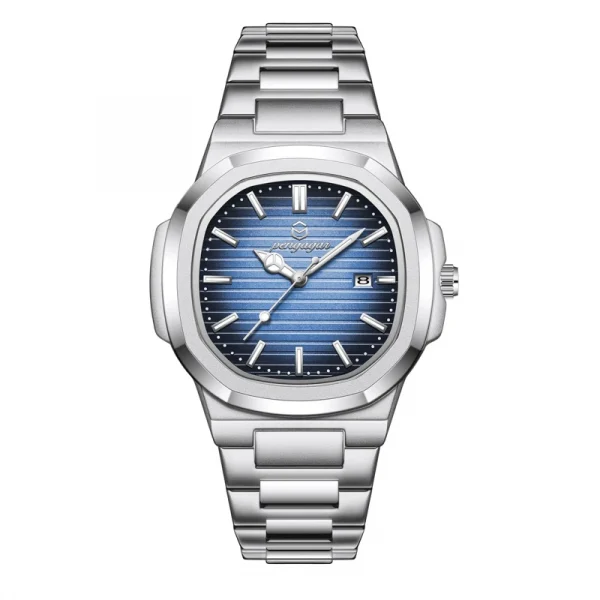 2026 جديد فاخر العسكرية رجل ساعة مربع مقاوم للماء مضيئة تاريخ الأسبوع الرجال ساعة الفولاذ المقاوم للصدأ الكوارتز ساعات رجالية Reloj + صندوق