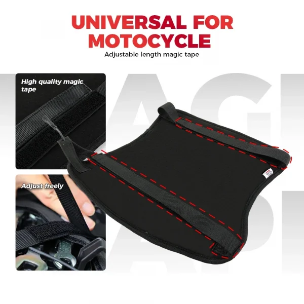 KEMITOUR 12 فولت دراجة نارية ساخنة وسادة مقعد العالمي ل ATV رابتور 700 ل R1200GS F800GS MT07 MT09 غطاء مقعد شتوي أكثر دفئا