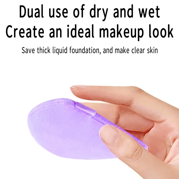طقم مكياج مكون من 33 قطعة من إسفنجات التجميل الكبيرة والصغيرة لتطبيق مكياج خالٍ من العيوب وإزالة المكياج
