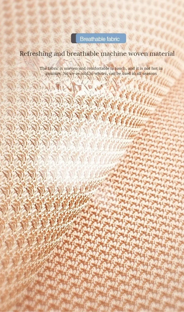 وسادة مقعد السيارة من الحرير الجليدي المسامي، مقاومة للانزلاق ومقاومة للاهتراء، غطاء مقعد السيارة من الحرير الجليدي بلون سادة، تناسب معظم السيارات عالميًا