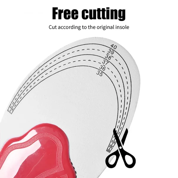 نعل داخلي تقويمي قوس دعم فلاتفوت تقويم العظام النعال للأقدام تخفيف ضغط حركة الهواء التخميد وسادة الحشو نعل