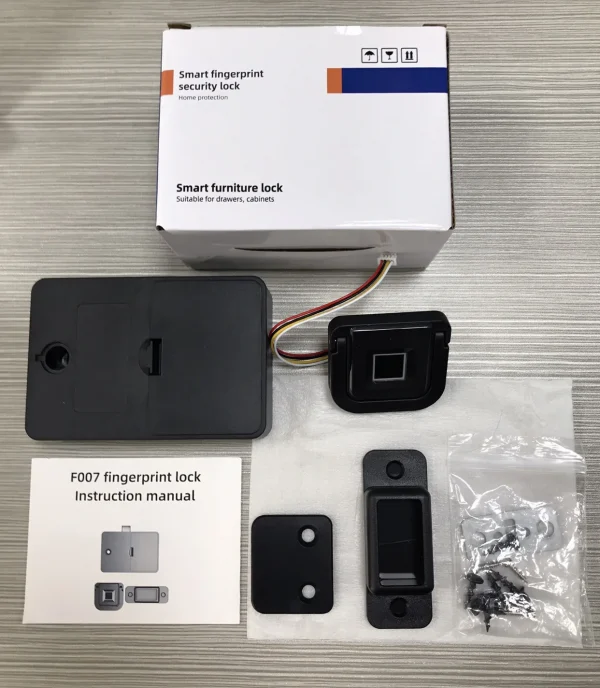 Office Cabinet Fasten Smart Fingerprint Lock Anti-theft Household Drawer Locks Electronic Bedside Secure Eas Install Locker Shut