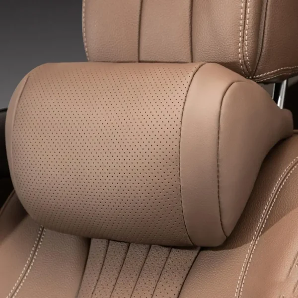 وسادة رقبة لمسند الرأس لمقعد السيارة العالمي، مسند رقبة مريح ثلاثي الأبعاد أثناء السفر، دعم ناعم ومريح للرقبة، حماية للرقبة