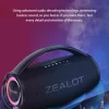 ZEALOT S97 80W مكبر صوت لاسلكي، مكبر صوت محمول خارجي، جودة صوت Hifi، اقتران مزدوج، شحن سريع، 16000 مللي أمبير.