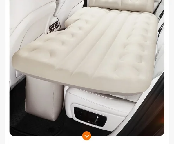 مرتبة هوائية خلفية للسفر أوتوماتيكية للسيارة، سرير محمول ذكي AI قابل للنفخ للنوم في السيارة