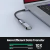 TOPK USB C إلى USB A Dapter OTG كابل نوع C ذكر إلى USB 3.0 2.0 أنثى كابل لمحول ماك بوك برو سامسونج نوع C
