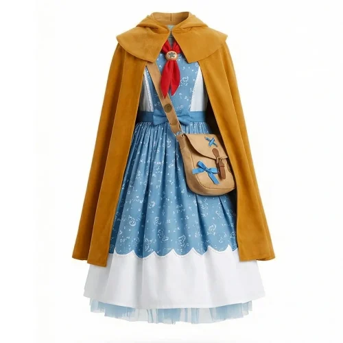 زي هولي ويلر التنكري فستان خيالي أزرق وشاح ملابس تمثيل قديمة الثمانينيات لباس تنكري تلفزيوني ملابس حفلة كرنفال