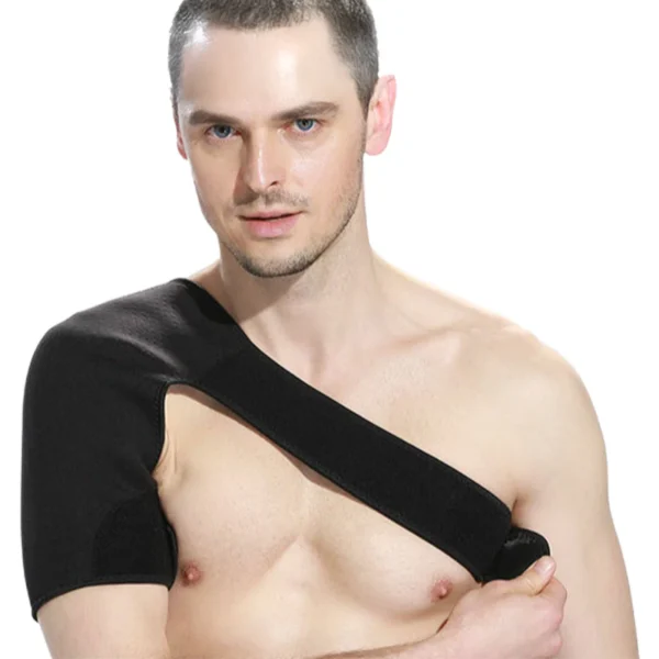 ذاتية التدفئة قابل للتعديل واحد كتف التفاف هدفين الكتف لتخفيف الآلام مدلك هدفين ل الكفة الدوار وسادة الكتف عنق الرحم