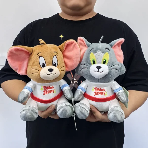 أنيمي توم وجيري ألعاب من نسيج مخملي شخصيات الفيلم الكرتون القط الفأر لطيف Plushies محشوة الحيوان ألعاب الدمى للأطفال هدية شحن مجاني
