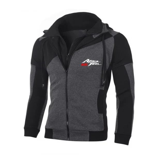 2024 دراجة نارية رجالية دراجة نارية أفريقيا التوأم Crf 1000 L الخريف اللون مطابقة هوديي مقنعين مريحة موضة الطباعة سستة علوية