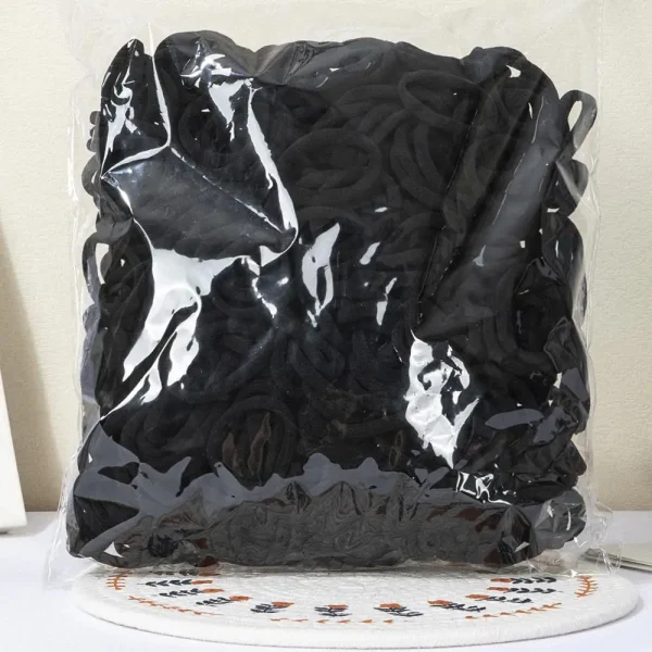 30-200 قطعة إكسسوارات الشعر للنساء والفتيات العصابات الشعر الأساسية عقال الحبال الشعر العلاقات ذيل حصان حامل نايلون بسيط وعصري