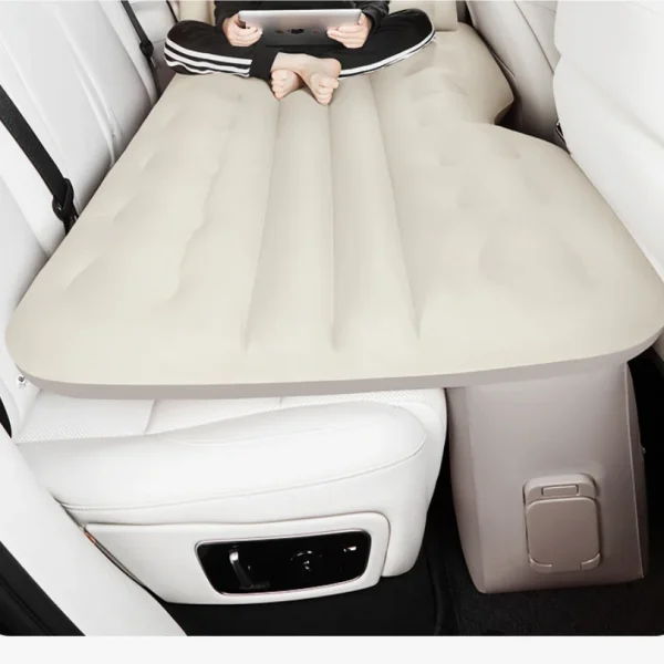 مرتبة هوائية خلفية للسفر أوتوماتيكية للسيارة، سرير محمول ذكي AI قابل للنفخ للنوم في السيارة