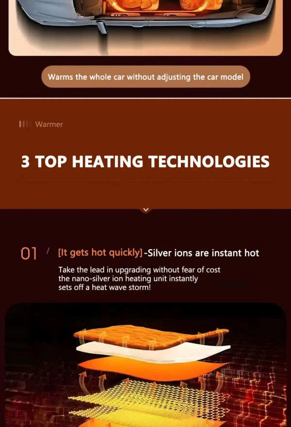 Seametal التدفئة وسادة مقعد السيارة تيار مستمر 12 فولت التدفئة السريعة مقعد السيارة سخان الشتاء الحرارية أفخم وسادة مقعد العالمي لسيدان/Suv